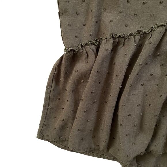 JUN & IVY Green blouse size small - Picture 4 of 8